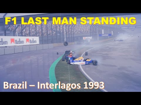 F1 crashes - Brazil 1993 heavy rain - Last Man Standing