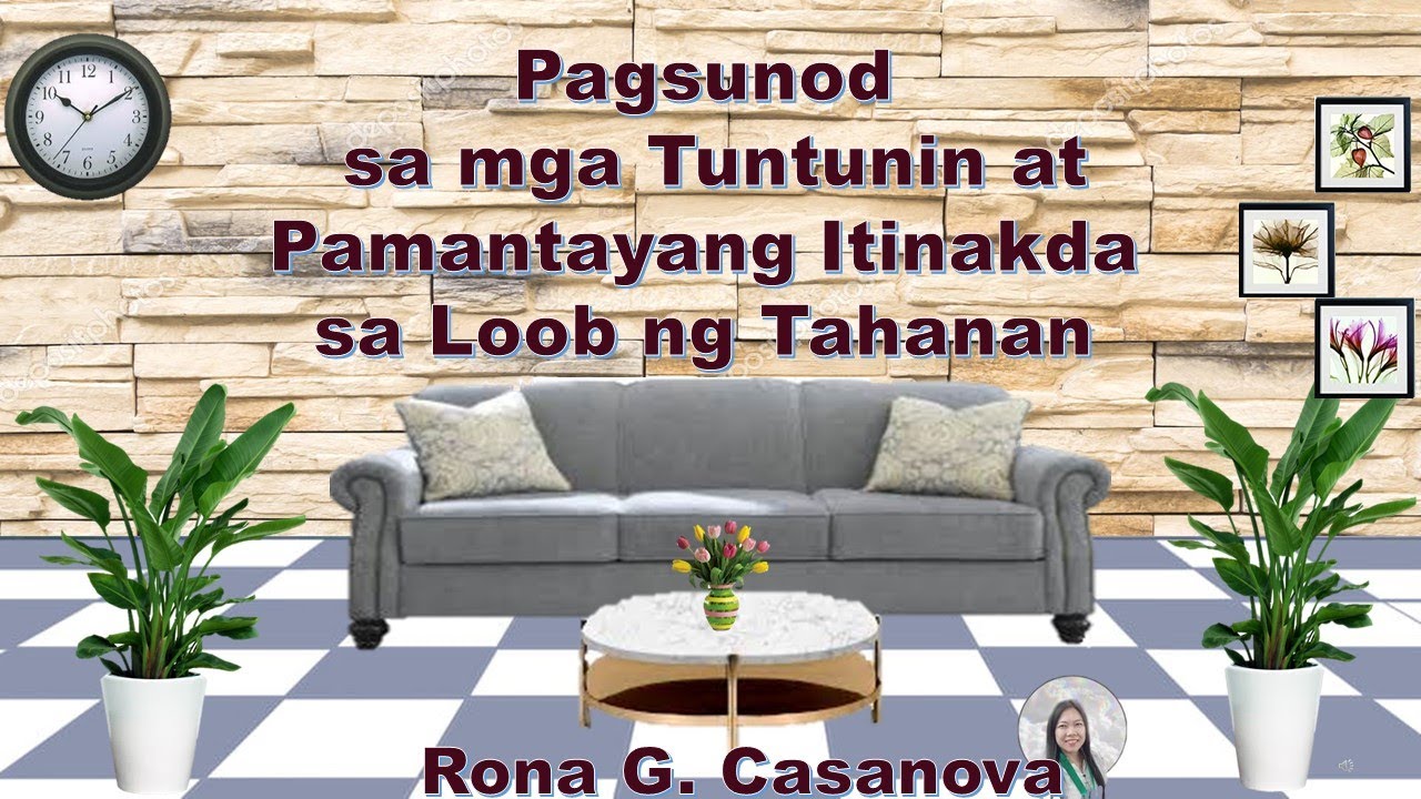 pagsunod sa tuntunin sa tahanan