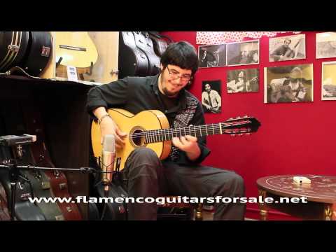 Antonio Marín Montero 2014 flamenco guitar for sale played by Rubén Lorente