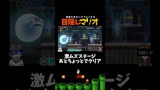 激ムズオバケ、あと1歩！！！【目隠しマリオ】