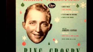Jingle Bells by Bing Crosby &amp; Andrews Sisters on 1942 Decca 78.