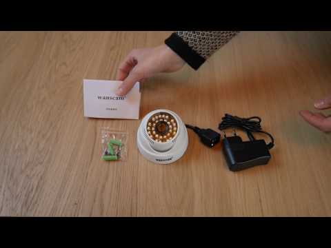 Wanscam HW0031 Camera IP Wireless Dome HD 720P Slot Card 20M - www.1cctv.ro