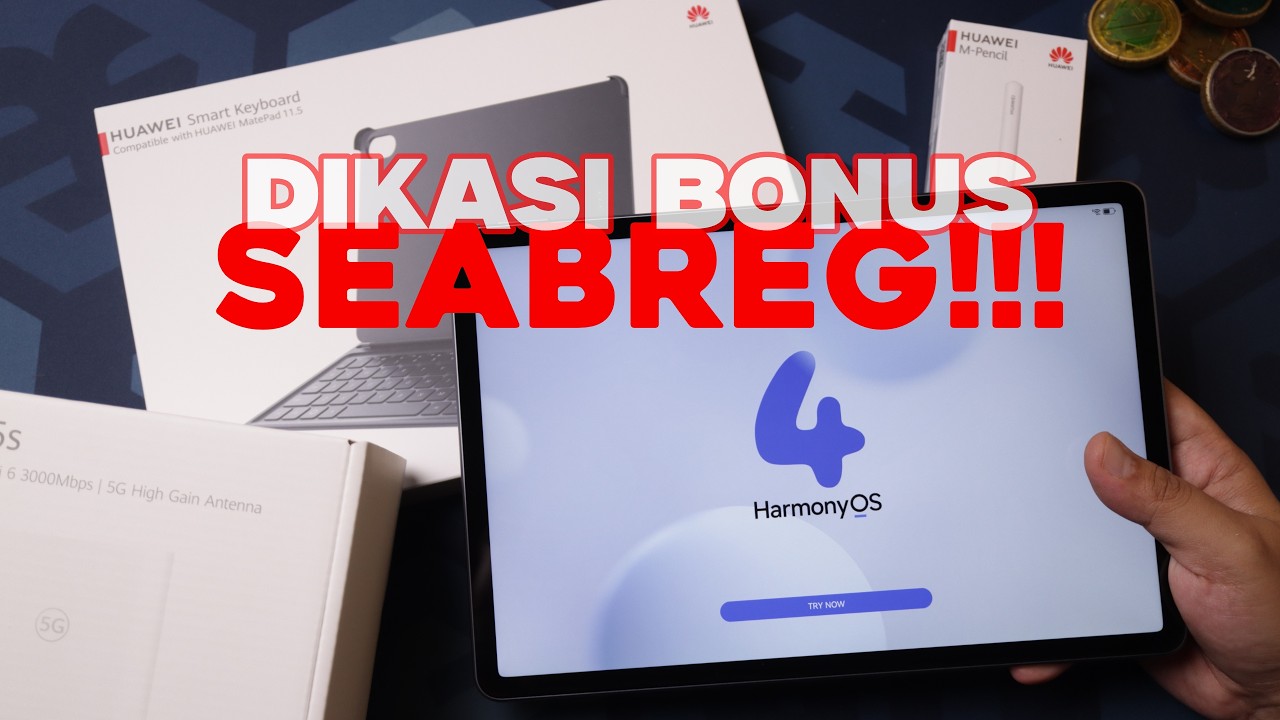 DOBEL DISKON, DOBEL BONUS!!! Sekarang Saat Paling CUAN buat Beli HUAWEI MatePad 11.5 (NEW) 🔥