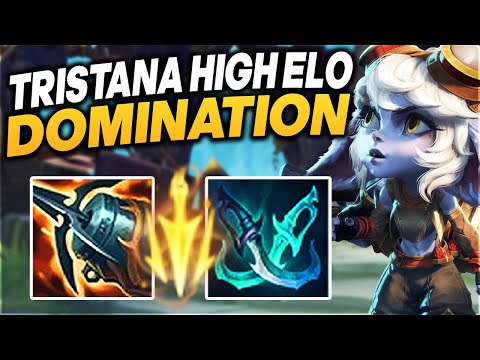 My 73% winrate Tristana is unstoppable - Tristana ADC Gameplay
