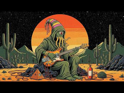 Cosmic Desert Sky | Psychedelic Desert Rock Downtempo TripHop Mix for Deep Thought