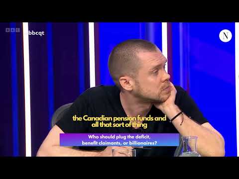 BBC host Fiona Bruce takes issue with Gary Stevenson on Question Time