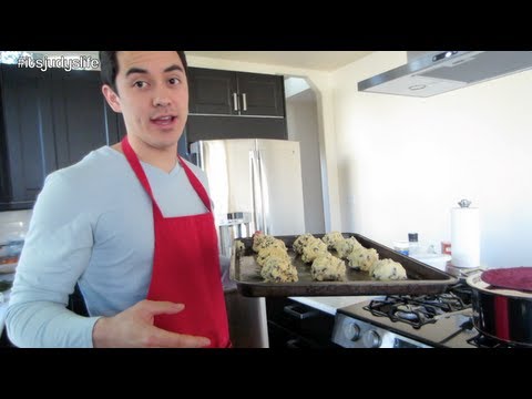 REAL MEN BAKE! - January 02, 2013 - itsJudysLife Vlog