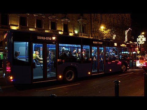 [HD] BKV 105-ös busz - MHU-816 2013.12.01 22:14:44