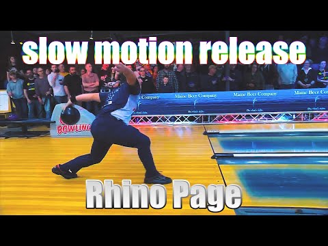 Rhino Page slow motion release - PBA Bowling