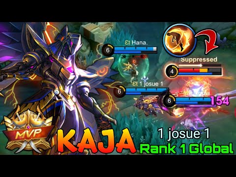 Perfect Gameplay Kaja VS Supreme Enemies - Top 1 Global Kaja by 1 josue 1 - Mobile Legends