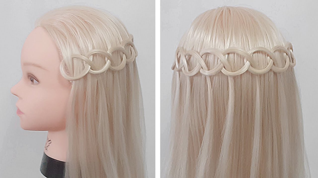 😱 CASCADE BRAID TIE | SIMPLE and FAST hairstyle | Do it yourself 🌸