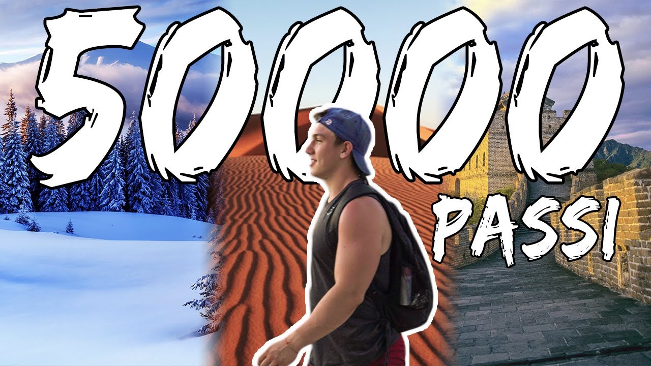 Ho fatto 50 Mila passi in un giorno ed ecco cos'è successo...