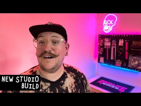 Building My Bike Cave - Studio Build Bike shop