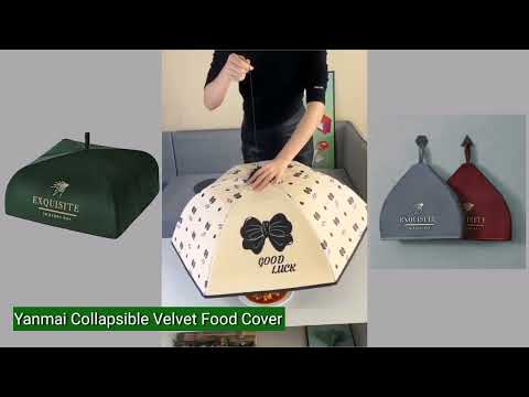 Velvet Foldable Food Cover