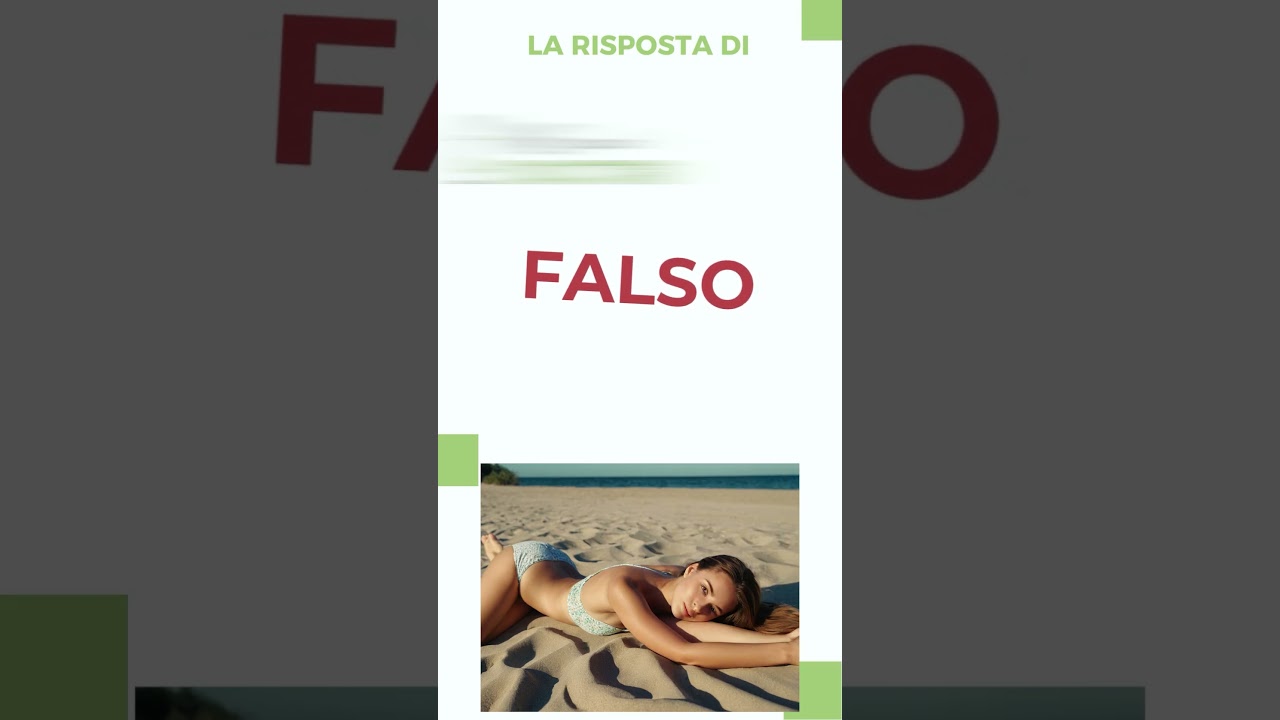 04 - Ci si può scottare soltanto se ci si espone al sole diretto? - My Special Doctor