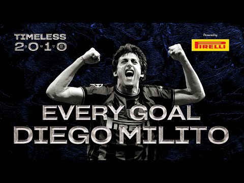 EVERY GOAL | DIEGO MILITO | INTER 2009/10 | TIMELESS 😍⚫🔵🇦🇷🏆🏆🏆 Powered by Pirelli