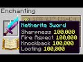Minecraft, But Every Enchant Is Level 100,000...