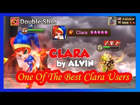 Summoners War - Clara team by Alvin || One of the best Clara users in RTA!!