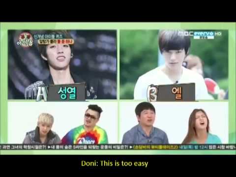 [ENG SUB] 131009 Weekly Idol - Question about L
