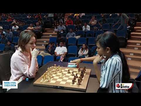 GM Mariya vs WIM Savitha - Mate in 1 Decides the Fate | Tata Steel Chess India 2022 Women Blitz
