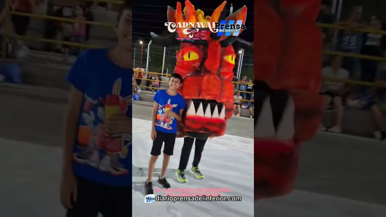 ASÍ FUE LA PRIMERA NOCHE DEL CARNAVAL EN VILLA MERCEDES