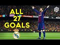 Messi All 27 Goals vs Real Madrid - El Clásico 2019/20
