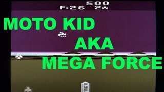 Moto Kid on TV Boy II / Mega Force on Atari 2600