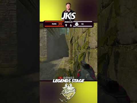 jks - 4 quick Glock HS kills - The Last CS:GO Major - BLAST Paris Major 2023 #csgo #shorts