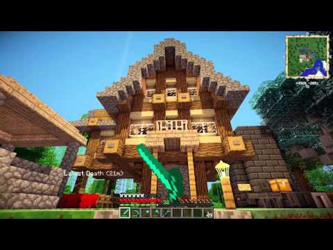 FTB Unleashed-New House Timelapse
