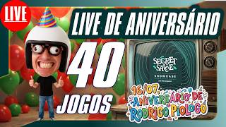 🎮🚨ANIVERSÁRIO DO RODRIGO COM 40 JOGOS - The Secret Sauce Showcase 2026 | sweet indie games!