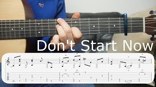 Learn to Play - Don't Start Now (Dua Lipa)  - Fingerstyle Guitar Tutorial