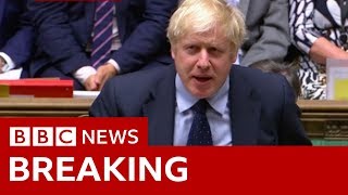 PM Boris Johnson confirms he will table a motion calling for an election - BBC News