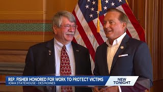 Iowa State Rep. Dean Fisher honored for Safe at Home program
