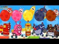 Bingo Song Baby song Surprise Egg With Ranger Stamp Transformation play - Nursery Rhymes & Kids Song