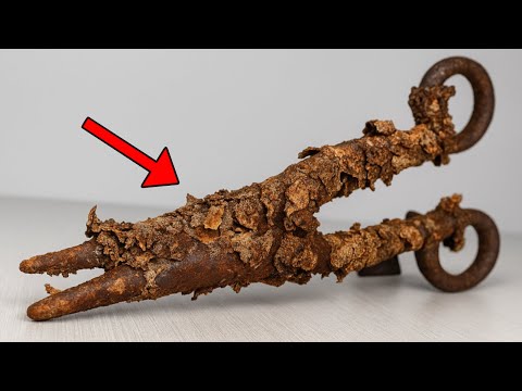 Still Sharp After 200 Years? Rusty Antique Scissor Restoration