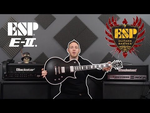 Электрогитара ESP E-II ECLIPSE EMG (Black Satin) - фото 1 - id-p1550645782