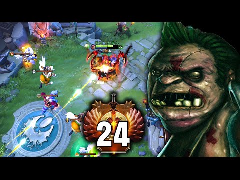 SUPER TANK! Raidboss Pudge 30Kills by Immortal rank 24 | Genius Pudge