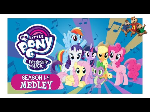 MLP FIM Season 1 4 Medley Chipmunk Version