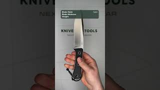 TRC Apocalypse Prime — Satin Elmax, Black Canvas Micarta - Knivesandtools