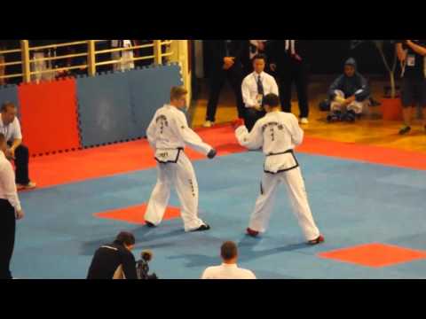 Malky White (SCO) v Andrey Kress (RUS) - Male -85kg Sparring Semi-Final