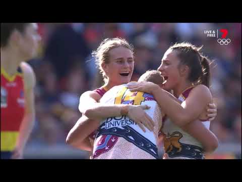 Brisbane Lions win the AFLW Grand Final - Ending & Presentation