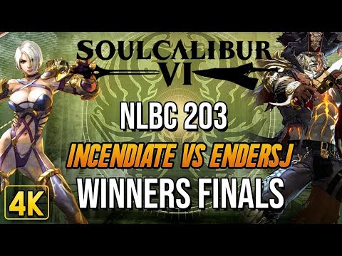 Soulcalibur VI @ NLBC 203 Winners Finals - Endersj (Cervantes) vs Incendiate (Ivy) [4K/60fps]