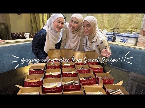 Trying Every Cake From Secret Recipe!