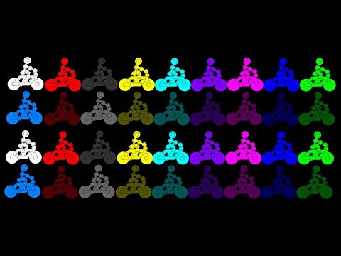 Shutter Crush Bicycle Survival Race in Algodoo