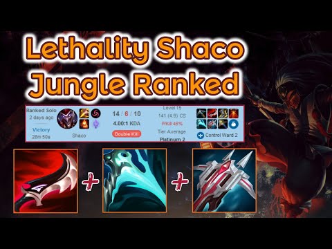 Hextech Soul Duskblade Shaco Ranked - S12 Plat 1[League of Legends] Full Gameplay - Infernal Shaco