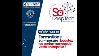 SDT 2024 – Formations sur-mesure avec l&rsquo;Académie du Numérique