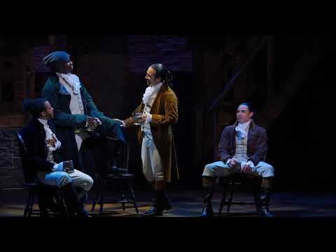 The Story of Tonight Lyrics video by Lin-Manuel Miranda, Anthony Ramos, Okieriete Onaodowan, Daveed Diggs & Original Broadway Cast of Hamilton