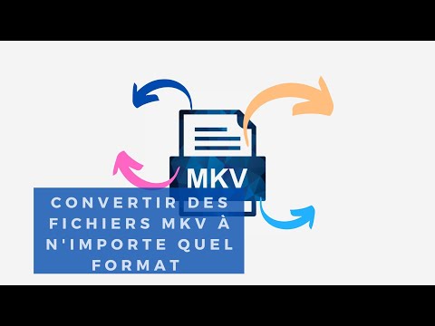 comment modifier le format audio d'un mkv