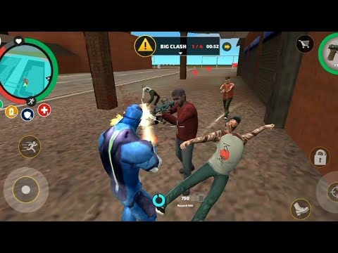 Big Clash Mission in Rope Hero Vice Town | How To Complete Big Clash Mission in Rope Hero Vice Town