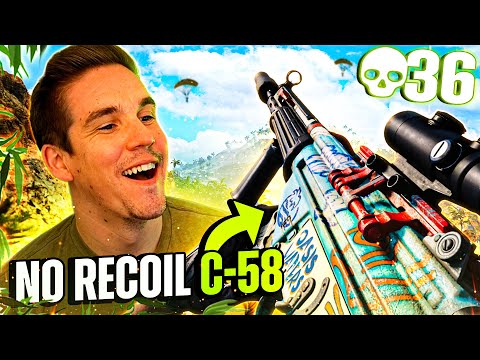 TeeP's *NO-RECOIL* C58 is UNBEATABLE in Warzone! (36 Kills)